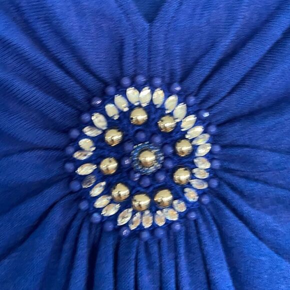 ECI blue long sleeve dress || size small - Picture 7 of 7